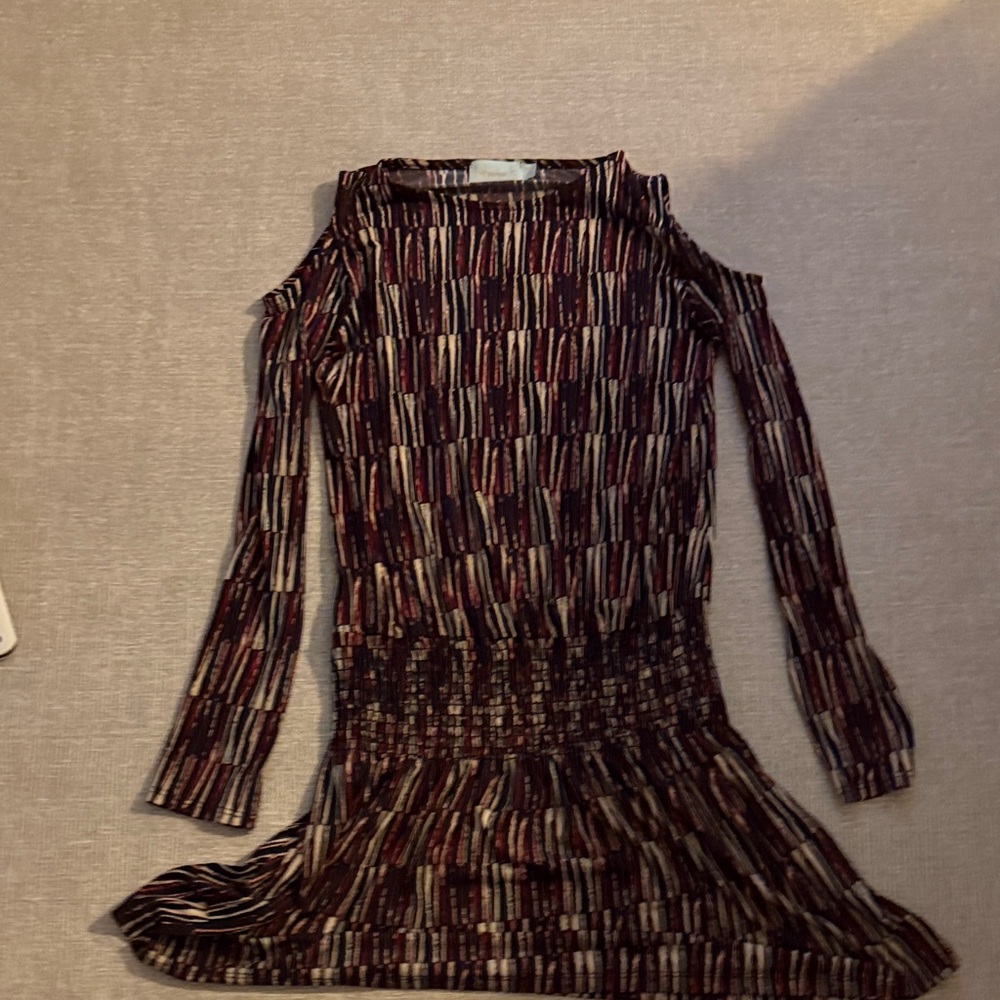 Veronica M Multicolor Long Sleeve Dress